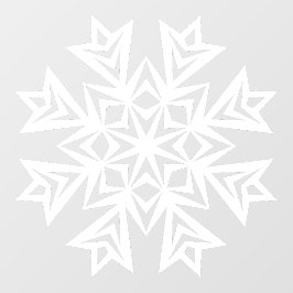 冬のスノーフレークの窓の固まり ウィンドウサイン