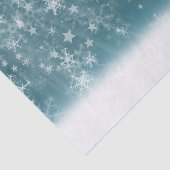 冬のスノーフレークの背景 薄葉紙 (詳細)