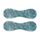 冬のスノーフレークの背景 野球ボール (パネル)