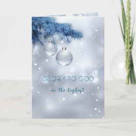 冬のスノーフレーククリスマスカード シーズンカード