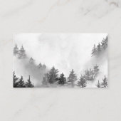 冬のスノーフレークスグレイおむつラッフルチケット エンクロージャーカード (裏面)