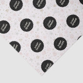 冬のスノーフレーク会社のロゴホリデービジネス 薄葉紙 (詳細)