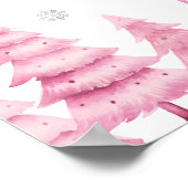 冬のスノーフレーク初年フォトマイルストーンサイン ポスター (角)