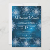 冬のスノーフレーク銀海軍リハーサルディナー 招待状 (正面)