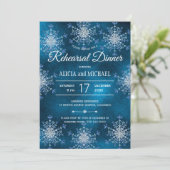 冬のスノーフレーク銀海軍リハーサルディナー 招待状 (スタンド正面)