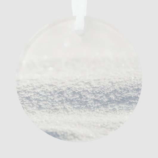 冬のスノーボード名前をカスタムすると日付 オーナメント (裏面)