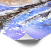 冬のスパーズのカップルのポスタ絵画ー –  ポスター (コーナー)