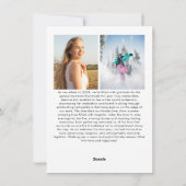 冬のスポーツ 雪を駆ける フォト シーズンカード (裏面)