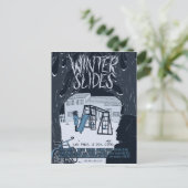 「冬のスライド」劇場はがき ポストカード (スタンド正面)