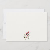 冬のスレート イッツ コールド アウトサイド ニュートラル ベビーシャワー ノートカード (裏面)