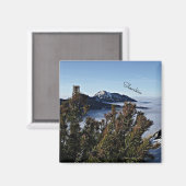 冬のスロバキア マグネット (正面/裏面)