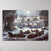 冬のセントラルパーク ポスター (正面)