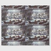 冬のセントラルパーク ラッピングペーパー (フラット)