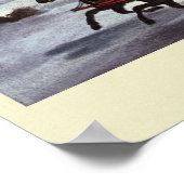 冬のセントラルパーク、ヴィンテージクリスマススリーツ ポスター (角)