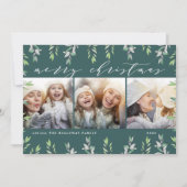 冬のセージ |写真コラージュカード シーズンカード (正面)