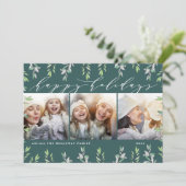 冬のセージ |写真コラージュカード シーズンカード (スタンド正面)