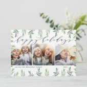 冬のセージ |写真コラージュカード シーズンカード (スタンド正面)