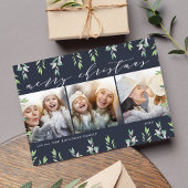 冬のセージ |写真コラージュカード シーズンカード