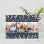 冬のセージ |写真コラージュカード シーズンカード (スタンド正面)