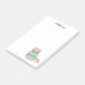 冬のセーターを着た可愛い猫 ポストイット (アングル)