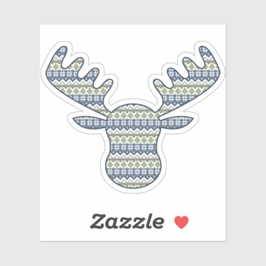 冬のセーター輪郭シール シール (シート)