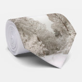 冬のタイの雪の森林不思議の国の休日のタイ ネクタイ (ロール)