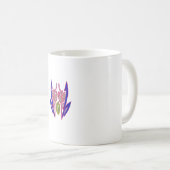 冬のタイミング美しいすばらしい美しい色のアート コーヒーマグカップ (正面右)