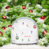 冬のダウンヒルエアリアルスキーヤーズスキーパターン (クリスマス)