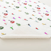 冬のダウンヒルスキーヤーズスキーパターン シェルパブランケット (3/4)