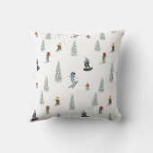 冬のダウンヒルパターン クッション (裏面)