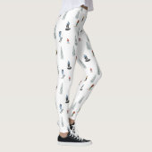 冬のダウンヒルパターン レギンス (右)