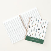 冬のダウンヒルパターン |名前の追加 ノートブック (内部)