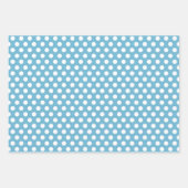 冬のダシュント犬のラッピング紙セット3 ラッピングペーパーシート (正面2)