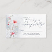 冬のダスティブルーモミーズの腹の大きさ エンクロージャーカード (正面)