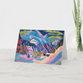 冬のダボス | Ernst Ludwig Kirchner カード (正面)