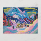 冬のダボス | Ernst Ludwig Kirchner ポストカード (正面)