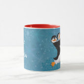 冬のダンスペンギンマグ マグカップ (中央)