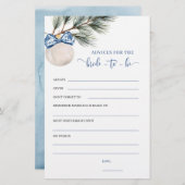 冬のチャイノアイセリーボウアドバイス花嫁がゲームになる (正面/裏面)