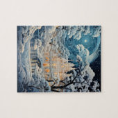 冬のチャペルエレガントクリスマス・ホリデー ジグソーパズル (横)