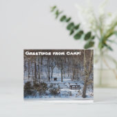 冬のチャペル ポストカード (スタンド正面)