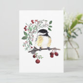 冬のチョウカッコウの鳥の実 シーズンカード (スタンド正面)