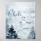 冬のチリバーポスター ポスター (正面)