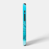 冬のテクスチャ背景 iPhoneケース (左側面)