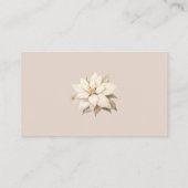 冬のテディベアどのくらい大きいママの腹 エンクロージャーカード (裏面)