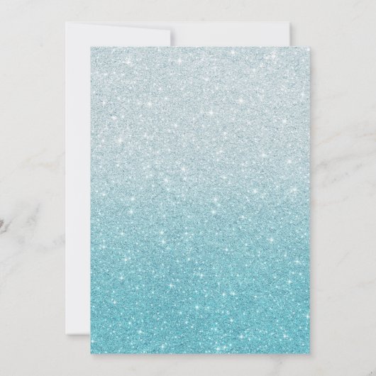 冬のテディベア我々は赤ちゃんシャワーを待つことができる 招待状 (裏面)