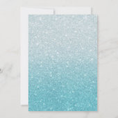 冬のテディベア 赤ちゃんの誕生が待ち遠しい ベイビーシャワー 招待状 (裏面)