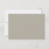 冬のテーマのRSVPカード 出欠カード (裏面)