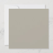 冬のテーマのSave the Date 招待状 (裏面)
