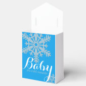 冬のテーマシャワーの好意 フェイバーボックス (オープン)