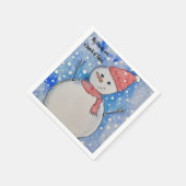 冬のテーマ紙ナプキンズ、スタンダードカクテル スタンダードカクテルナプキン (角)